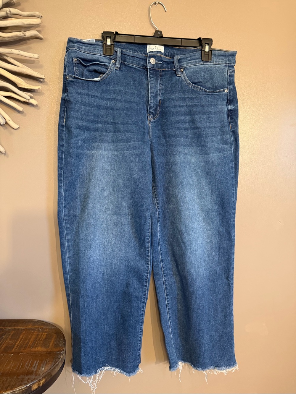 Nicole Miller SoHo High Rise Wide Leg Jeans